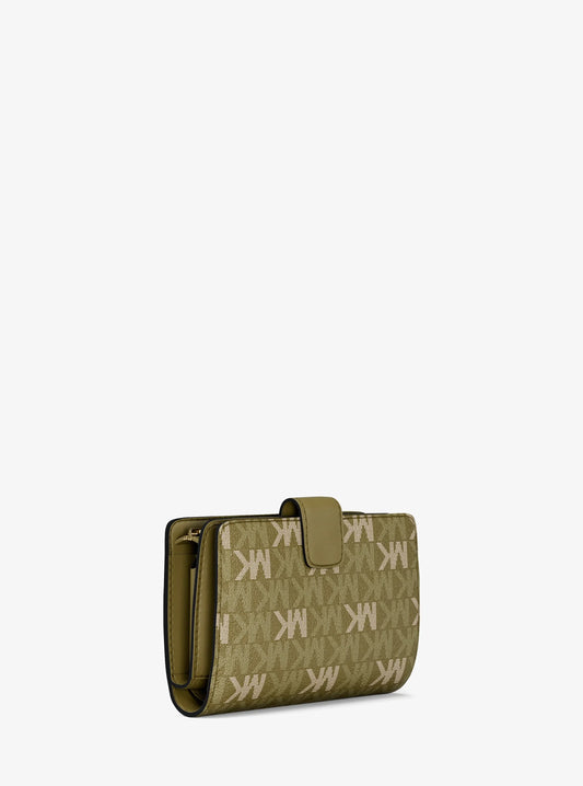 Jet Set Travel Medium Signature Logo Billfold Wallet