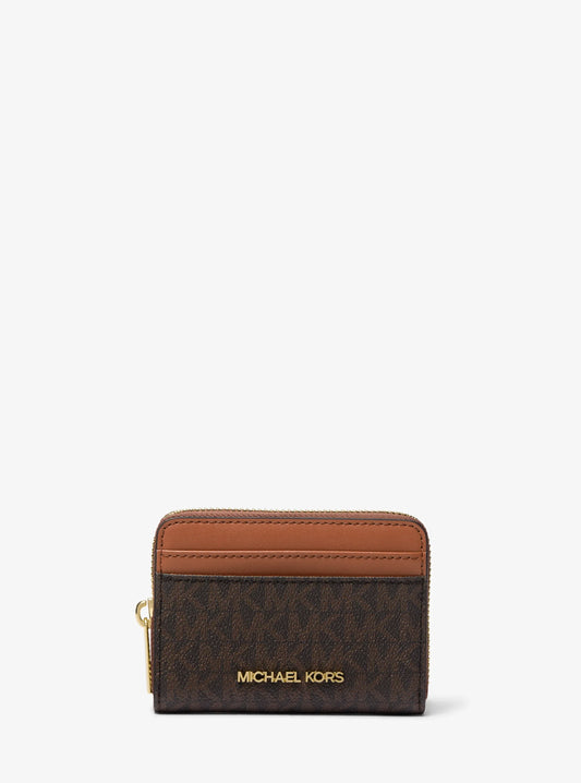 Jet Set Travel Medium Logo Zip-Around Card Case
