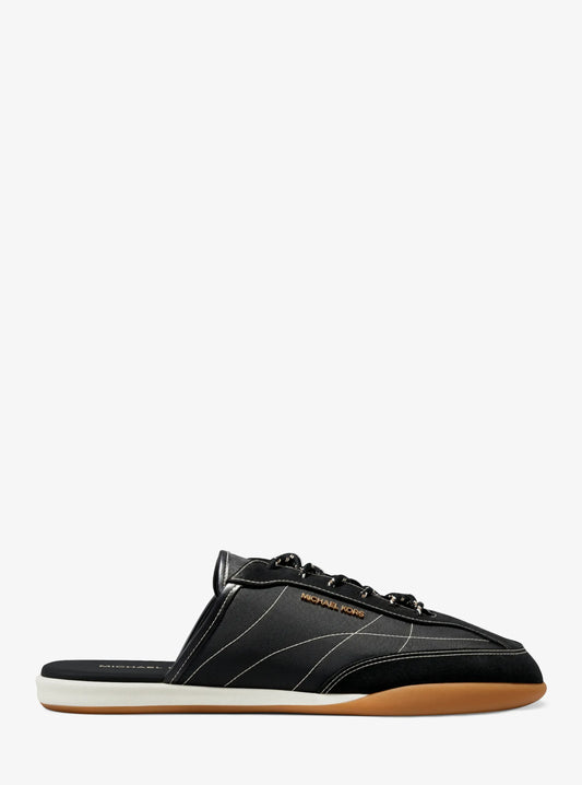 Nolan Nylon and Suede Mule