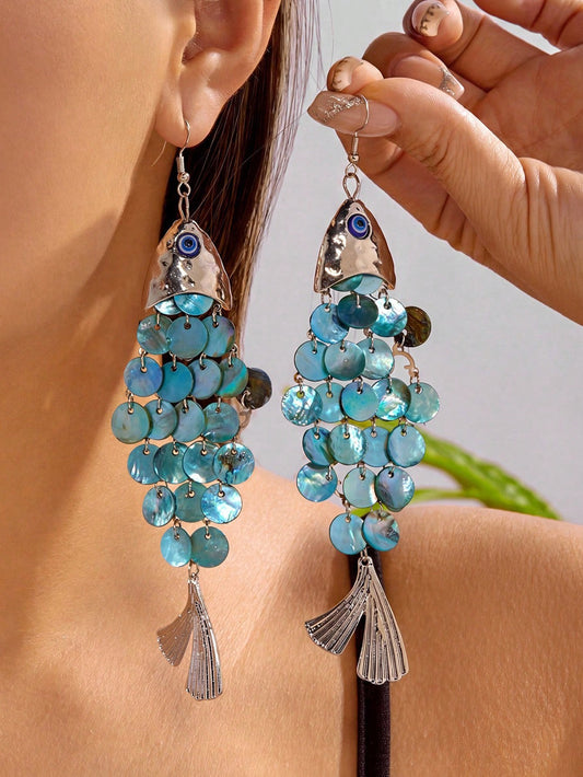 Fish 3d earings