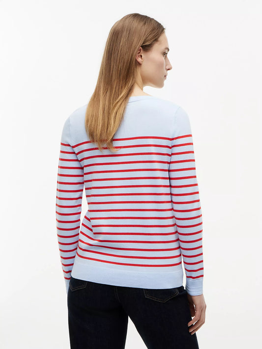 Striped Boatneck Sweater