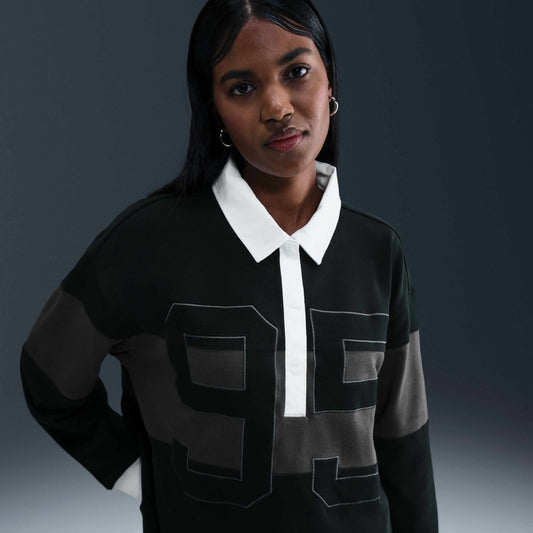 Nike Sportswear Women's Long-Sleeve Graphic Polo Top