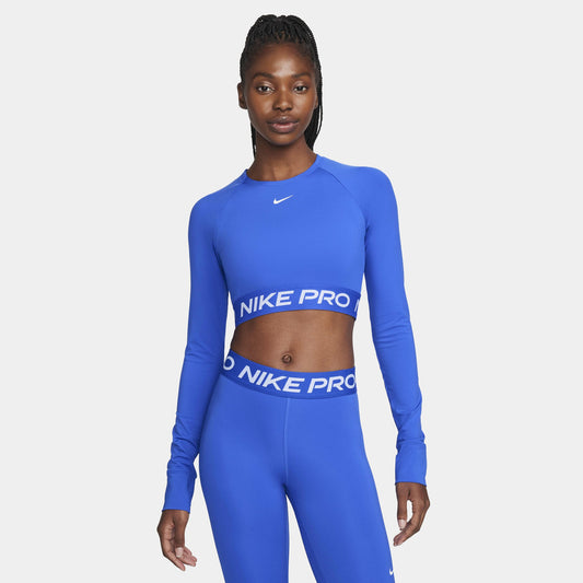 Nike Pro Women's Dri-FIT Cropped Long-Sleeve Top
