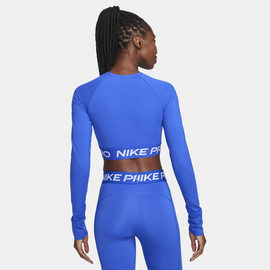 Nike Pro Women's Dri-FIT Cropped Long-Sleeve Top