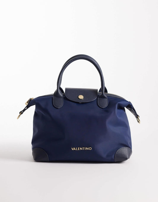 Valentino Jolly Re nylon tote bag in dark blue - MBLUE