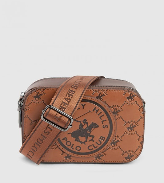 Debossed Zip-Closure Camera Bag