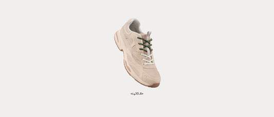 Leather detail trainers