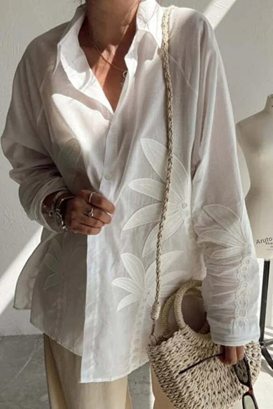 Palm White Shirt