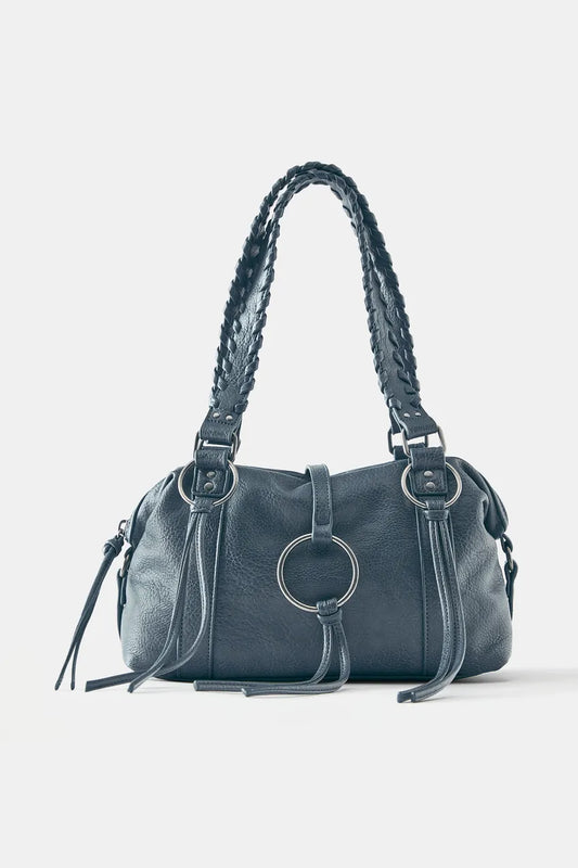 Shoulder bag with rings