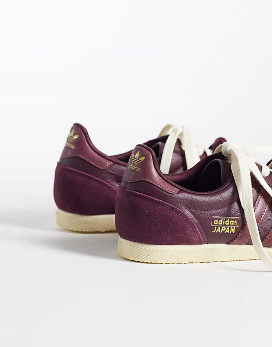 adidas Originals Japan trainers in burgundy