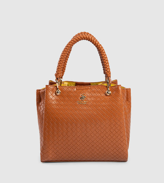 Braided Detail Satchel Bag