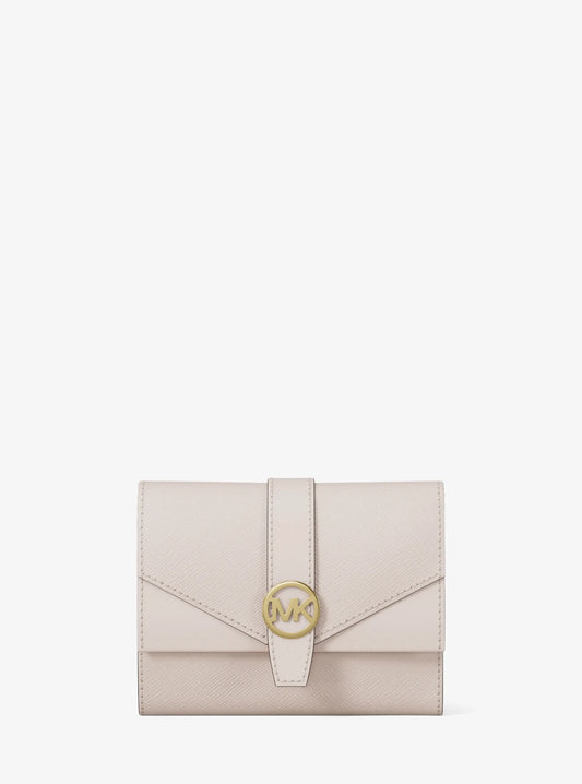 Greenwich Medium Saffiano Leather Trifold Wallet