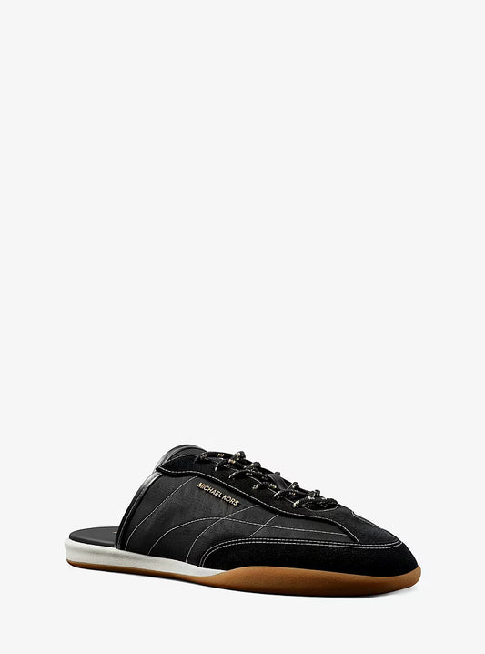 Nolan Nylon and Suede Mule