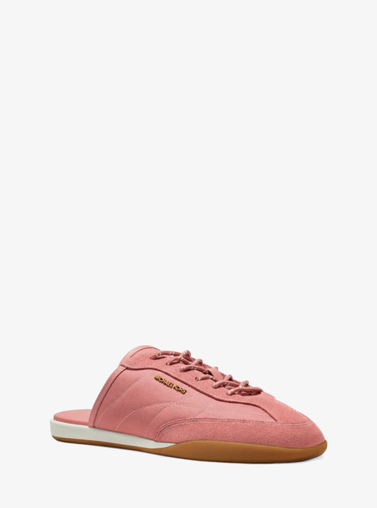 Nolan Nylon and Suede Mule