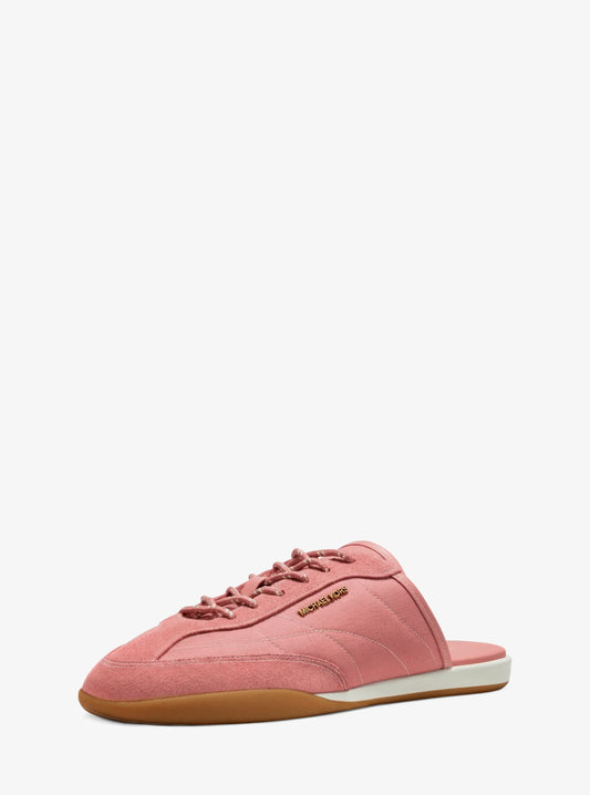 Nolan Nylon and Suede Mule