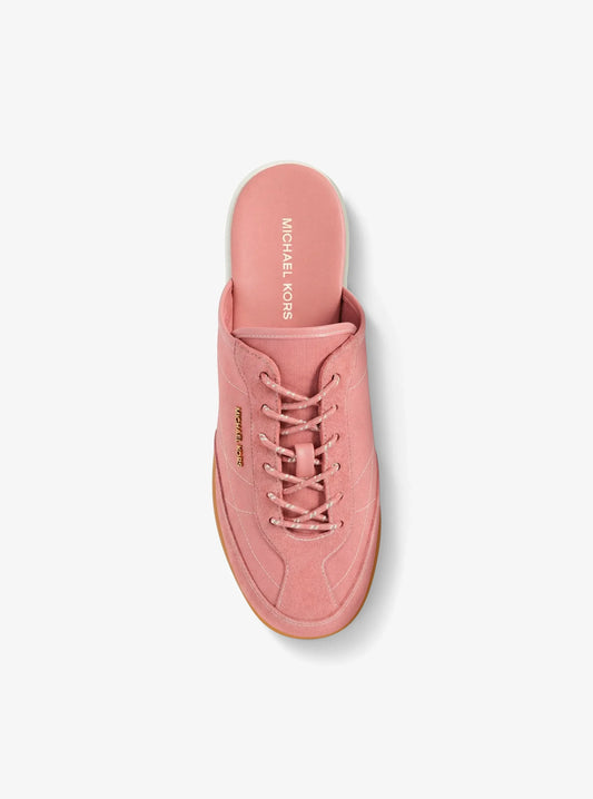 Nolan Nylon and Suede Mule