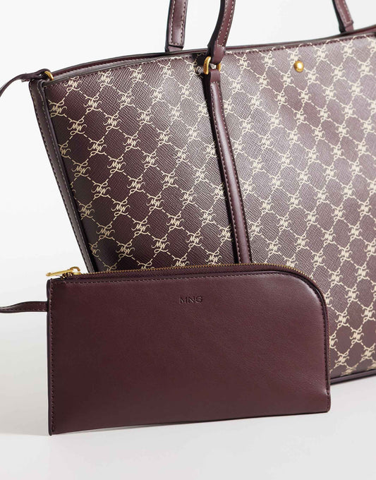 Mango Monogram tote bag