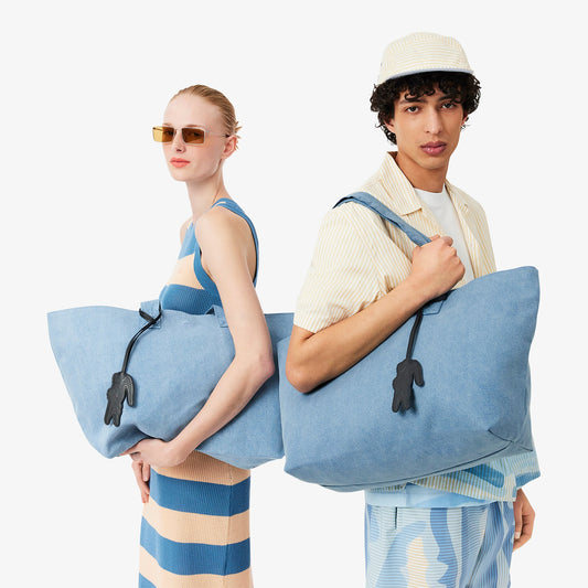 Women's Blue Shopping Bag