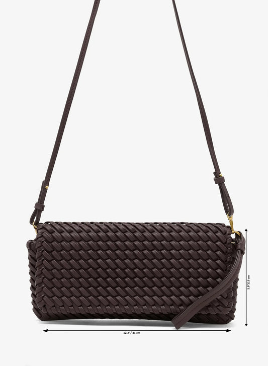 woven textured crossbody