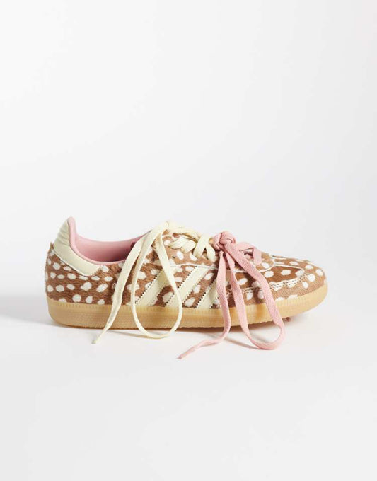 adidas Originals samba trainers in deer print