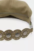 Studded shoulder bag