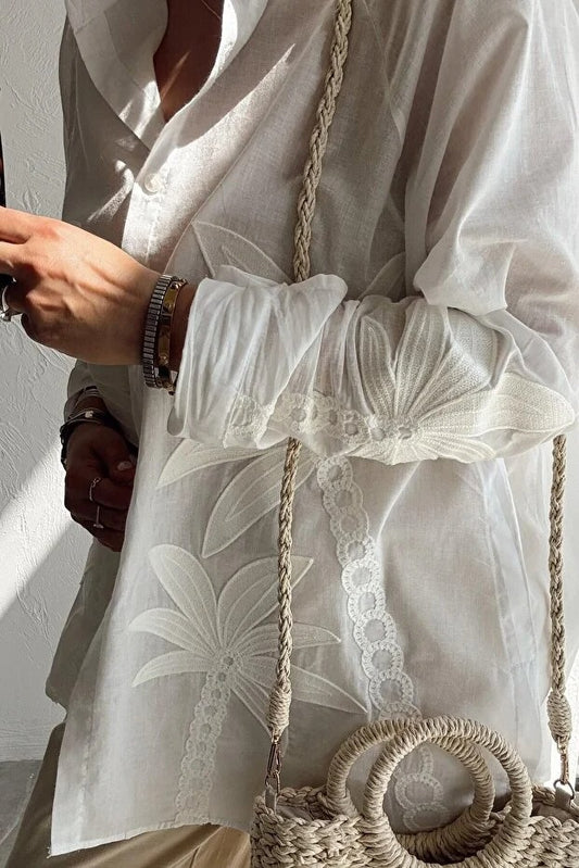 Palm White Shirt