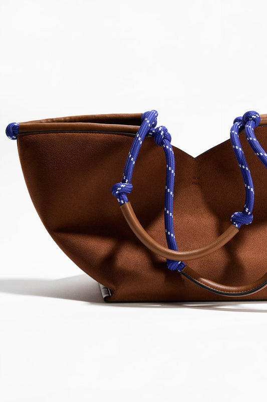 Cord-detail shoulder bag