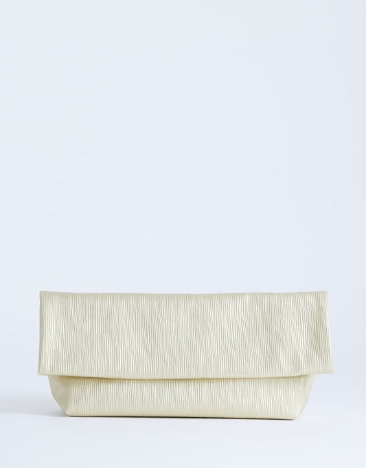 Topshop George clutch bag in rust