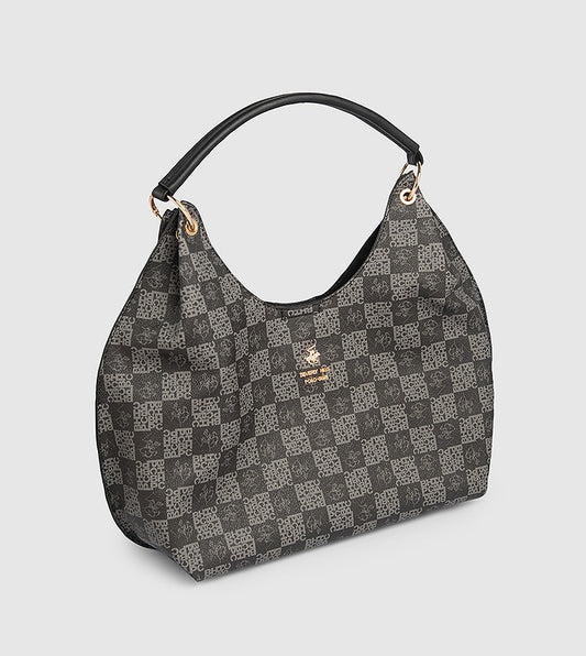 Monogram Patterned Shoulder Bag